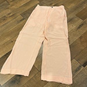 Peach Wide Leg Trouser